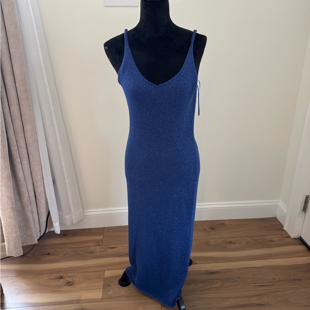 MNG Royal Blue Maxi Dress